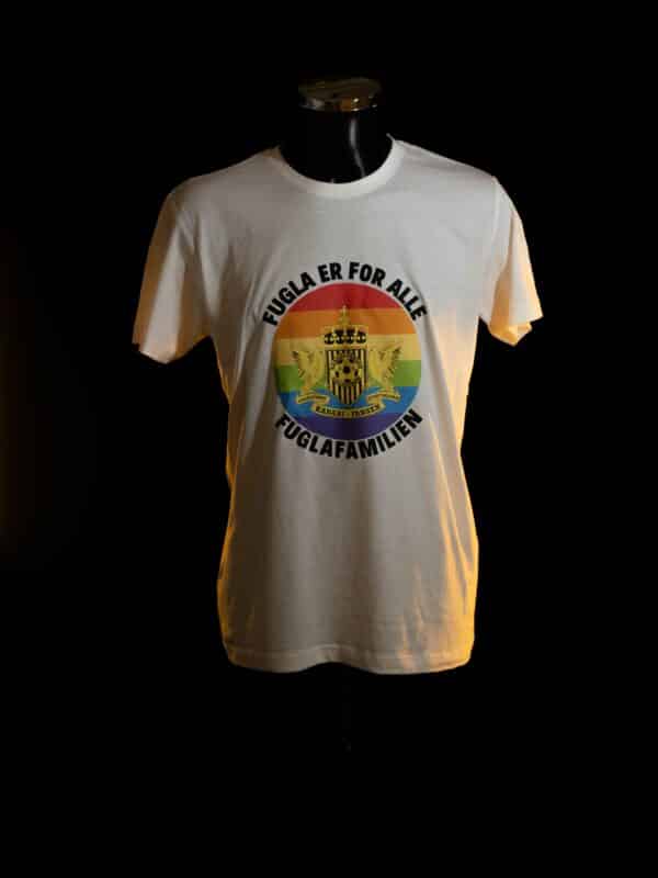 T-Skjorte Pride Fuglafamilien Hvit